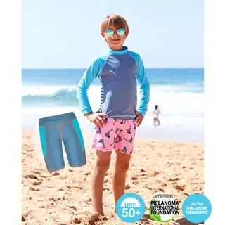 ★樂游小舖★澳洲鴨嘴獸兒童防曬泳衣 長袖防曬上衣+緊身褲套組 ◆花開系列◆(女童8-14歲) 歷史價格詳細信息