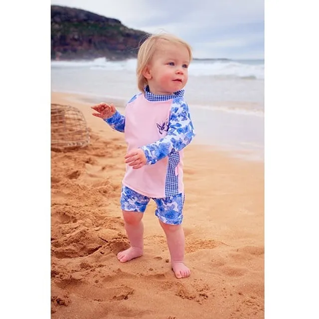 澳洲鴨嘴獸兒童泳衣 二件式防曬泳衣 女童10-14歲 海灘風情系列 歷史價格詳細信息