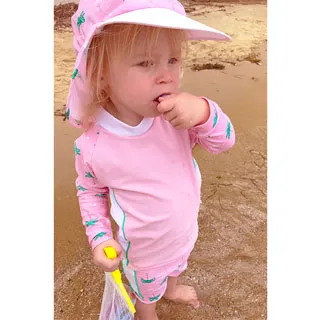 澳洲鴨嘴獸兒童泳衣 二件式防曬泳衣 女童10-14歲 海灘風情系列 歷史價格詳細信息