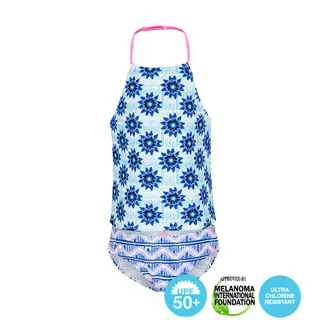 ★樂游小舖★澳洲鴨嘴獸兒童防曬泳衣 長袖防曬上衣+緊身褲套組 ◆花開系列◆(女童8-14歲) 歷史價格詳細信息