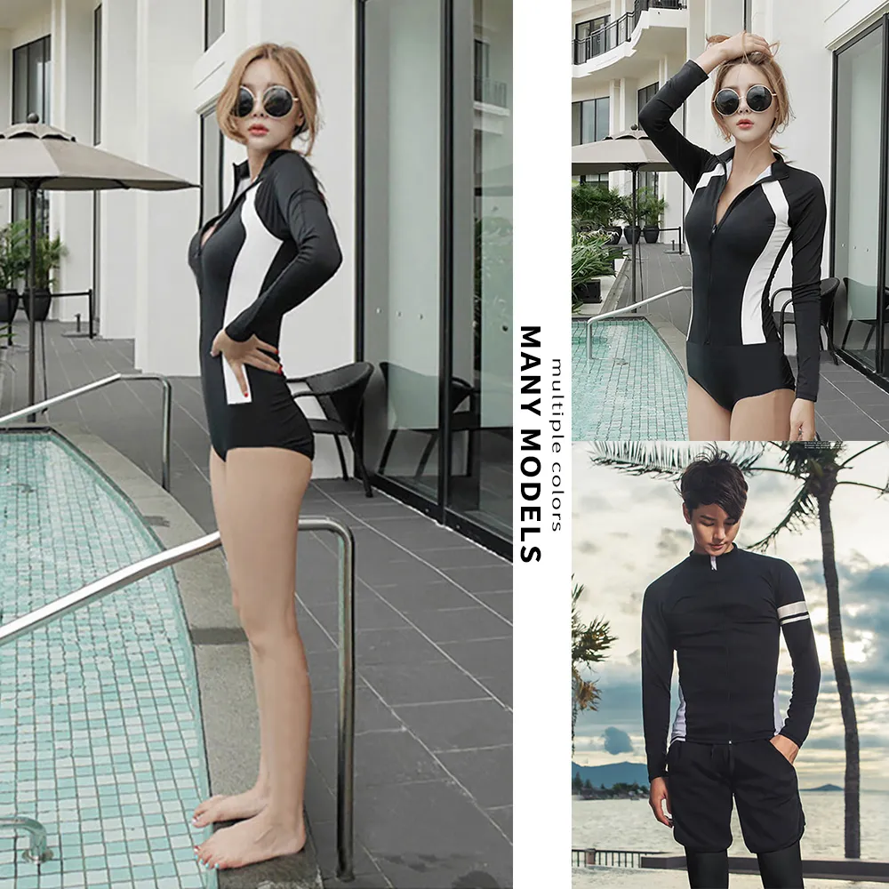 【STizi 史堤茲 】泳衣 泳裝 水母衣 長袖泳衣 防曬泳衣 情侶泳衣 大尺碼泳衣 歷史價格詳細信息