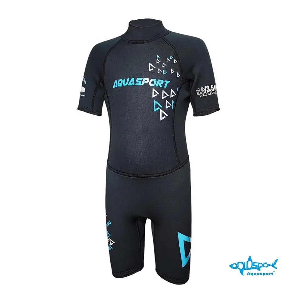 【Aquasport】3.5mm鯨脂橡膠兒童保暖防寒衣-藍(潛水防寒衣/兒童防寒衣/潛水衣/浮潛/衝浪/防曬/潛水服) 歷史價格詳細信息