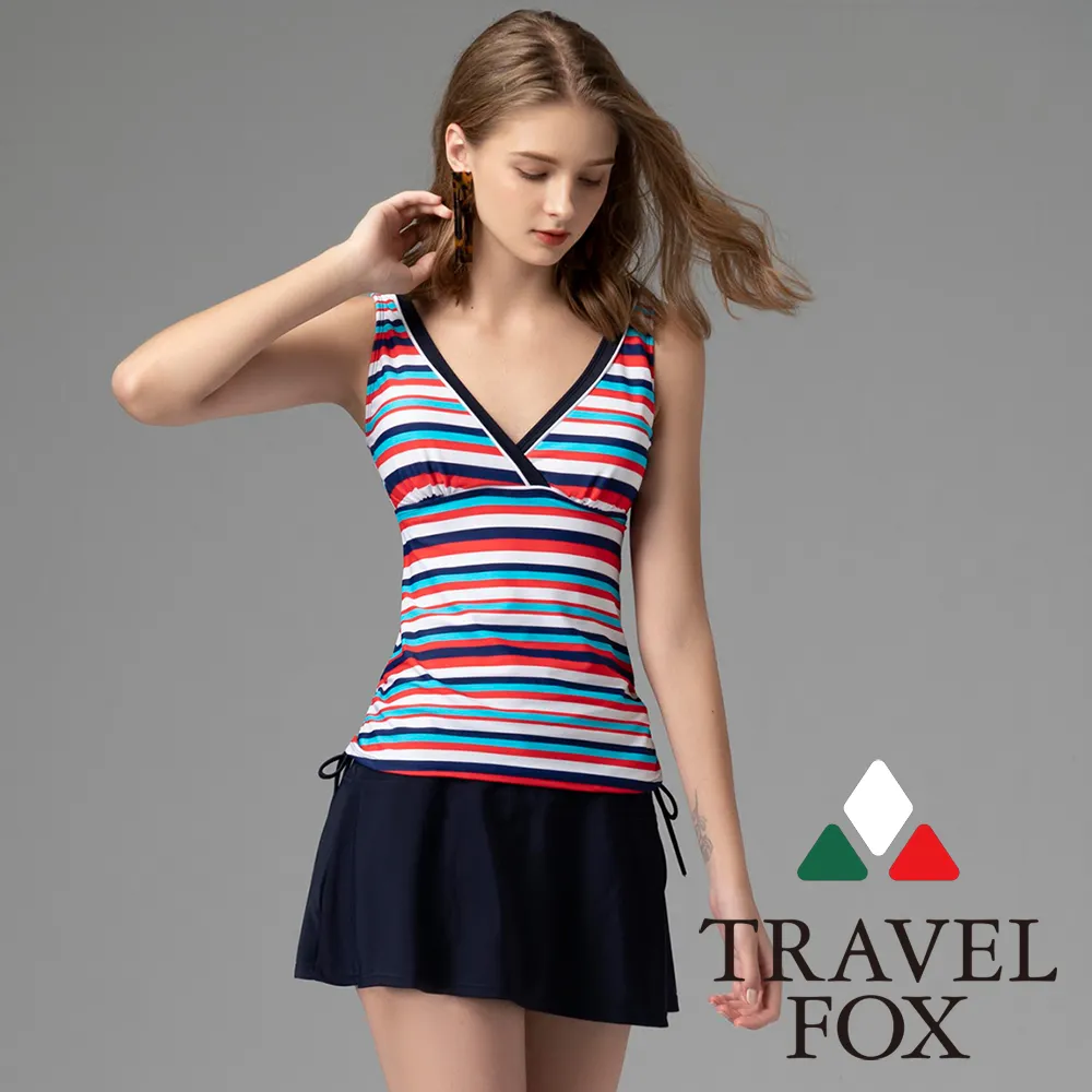 TRAVELFOX 旅狐大女連身帶裙泳衣C7729 歷史價格詳細信息