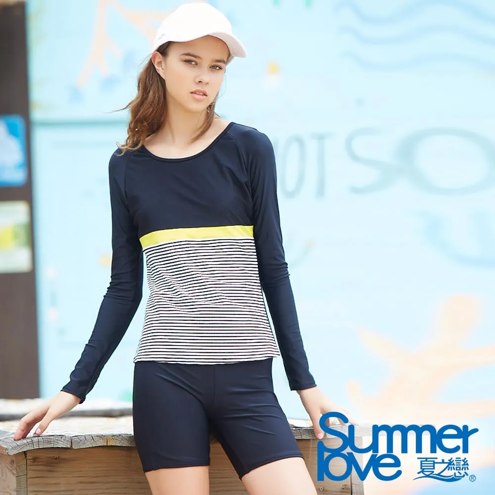 夏之戀SUMMERLOVE 長袖衝浪水母裝二件式C23703 歷史價格詳細信息