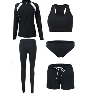 Biki比基尼妮泳衣，長版速乾游泳配備件泳褲三分泳褲(單褲M-XL) 歷史價格詳細信息