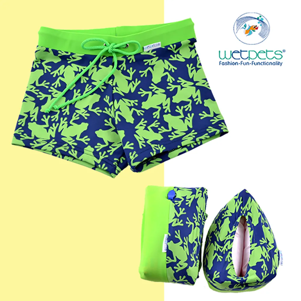 WETPETS 德國兒童泳裝組/男童泳褲/附臂圈/嬰幼兒-白星星紅 歷史價格詳細信息