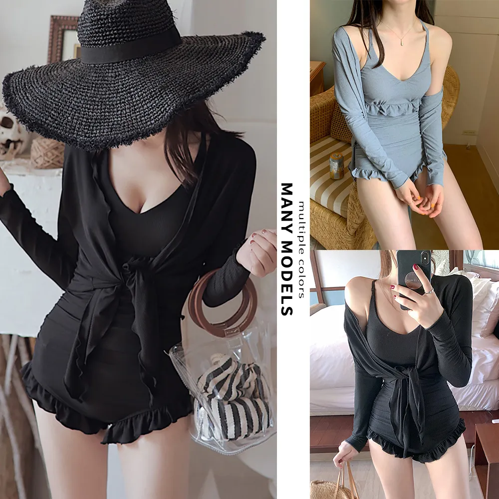 【STizi 史堤茲】女泳裝 高腰長袖泳裝 顯瘦時尚韓版 溫泉泳裝 衝浪服 女泳衣 泳裝(440) 歷史價格詳細信息