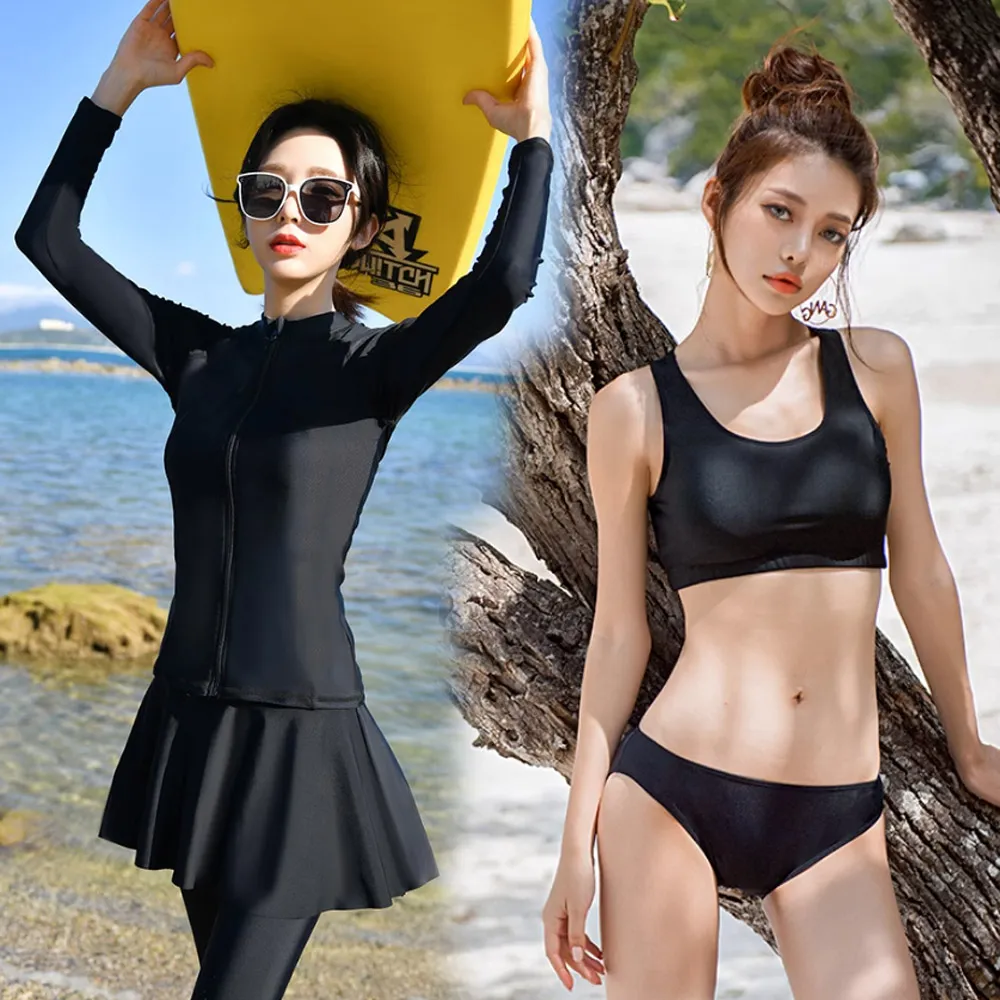 比基尼妮.克拉拉短袖泳衣三件式短褲泳裝(M-2L) 歷史價格詳細信息