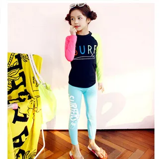 Biki比基尼妮泳衣，貓頭鷹可愛泳衣大童兒童泳衣泳裝(藍綠S-L) 歷史價格詳細信息