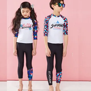 Biki比基尼妮，M-5L莉比連帽長袖泳衣三件式泳衣加大泳裝(上衣+奶+短褲) 歷史價格詳細信息