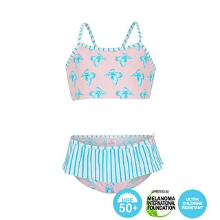 澳洲鴨嘴獸兒童泳衣 二件式防曬泳衣 女童10-14歲 海灘風情系列 歷史價格詳細信息