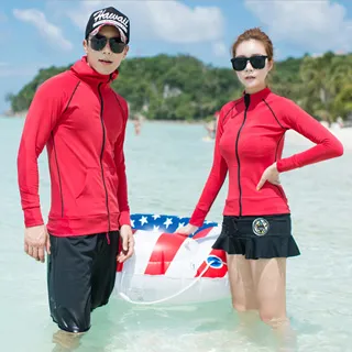 Biki比基尼妮泳衣，紅陽男泳褲五分褲情侶泳褲(男購買區) 歷史價格詳細信息