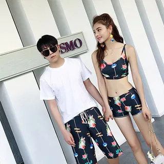 Biki比基尼妮泳衣，炫彩短袖泳衣罩衫可內搭比基尼(單上衣) 歷史價格詳細信息