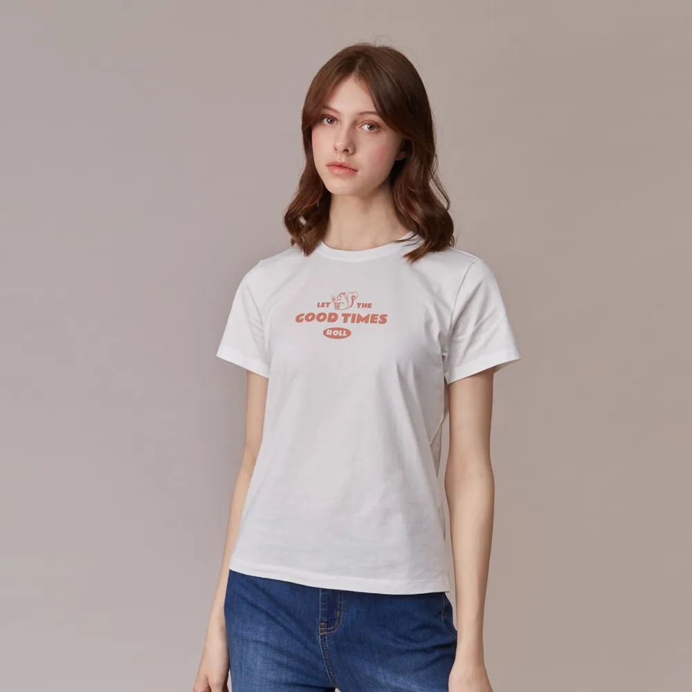 GIORDANO 女裝松鼠印花上衣-07 海霧色 歷史價格詳細信息