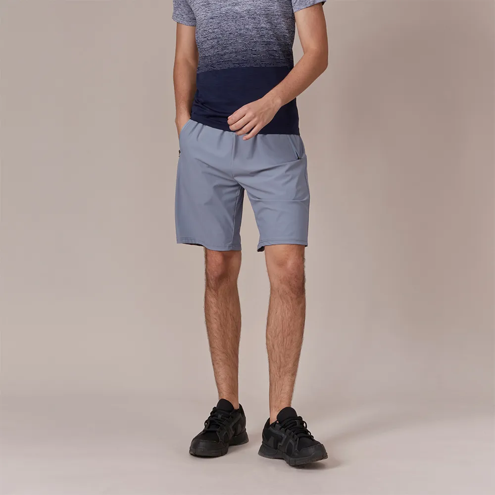 GIORDANO 男裝吸濕排汗冰涼感短褲 B-SPORTS系列-32 灰藍 歷史價格詳細信息