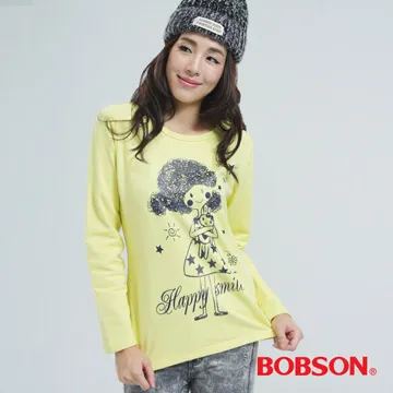 BOBSON 女款印圖上衣 (33128-30) 歷史價格詳細信息