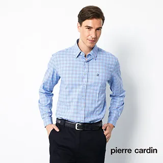 【pierre cardin 皮爾卡登】 男裝格紋印花短袖POLO衫-淺灰色 (5217255-95) 歷史價格詳細信息