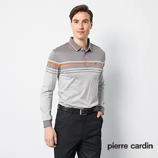 【pierre cardin 皮爾卡登】 男裝條紋印花短袖POLO衫-粉紅色 (5217258-75) 歷史價格詳細信息