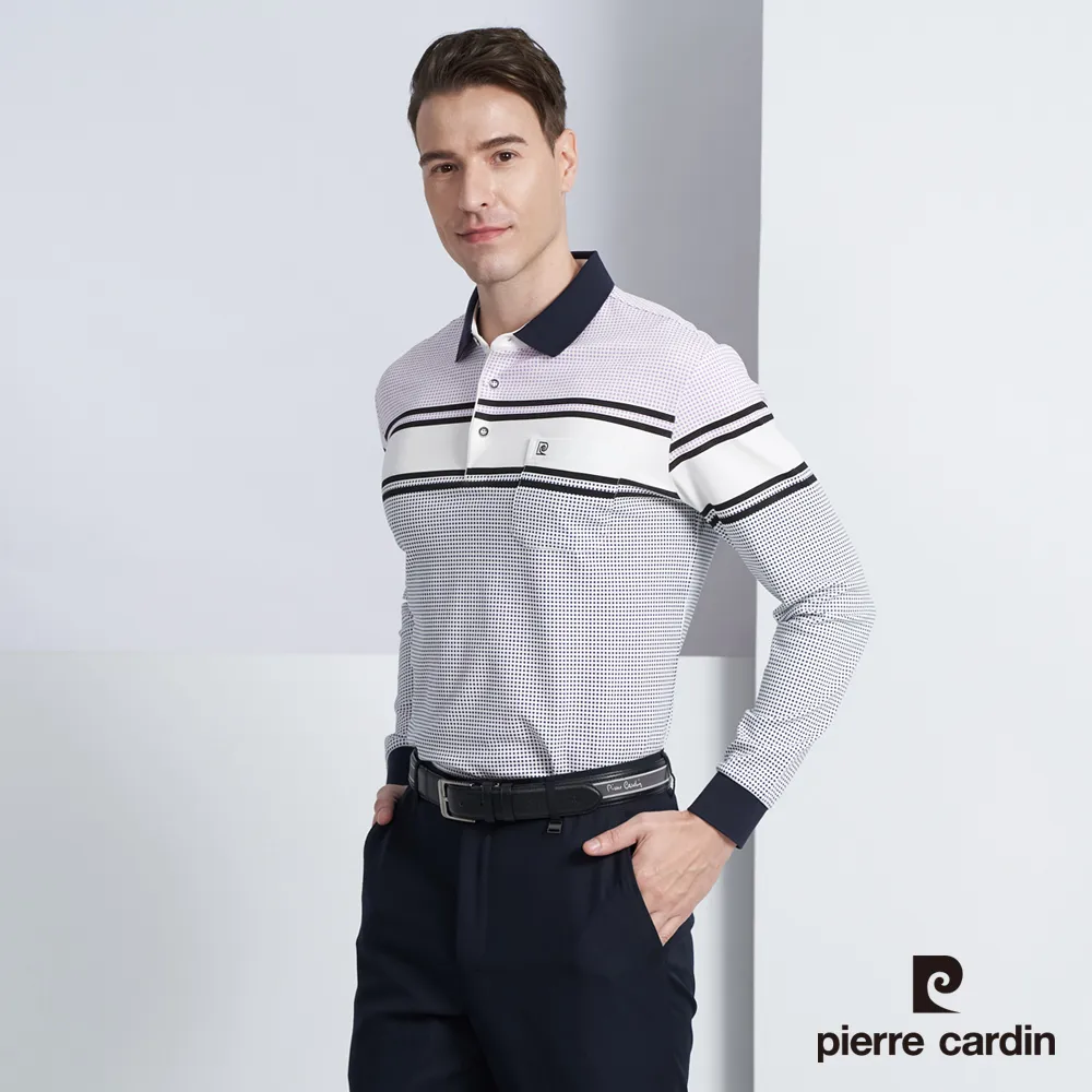 【pierre cardin 皮爾卡登】男款 定位橫條短袖POLO衫-白色 (5237264-90) 歷史價格詳細信息