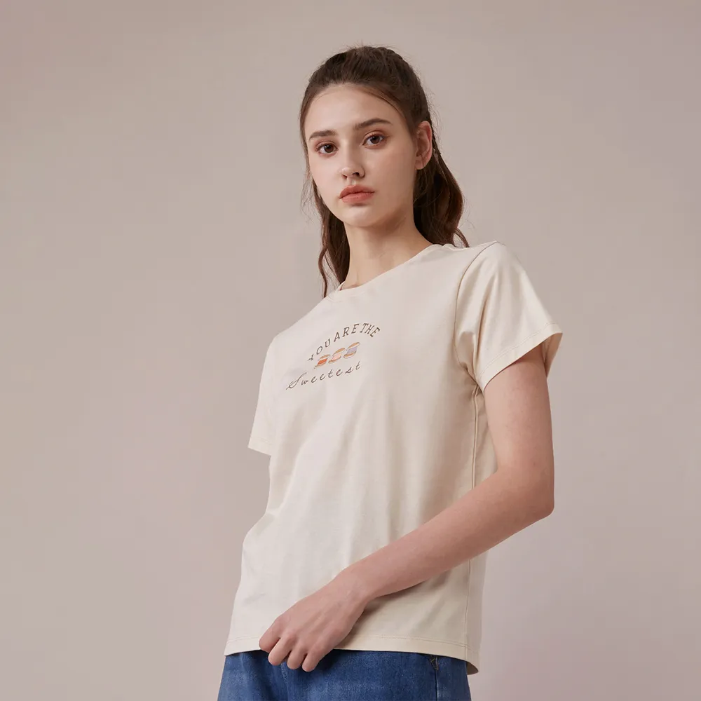 GIORDANO 女裝印花上衣 INTERESTING LIFE系列-01 皎白 歷史價格詳細信息