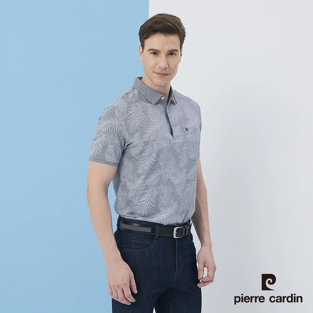 【pierre cardin皮爾卡登】男裝 雙色馬印花長袖POLO衫-藍色 (5235265-35) 歷史價格詳細信息