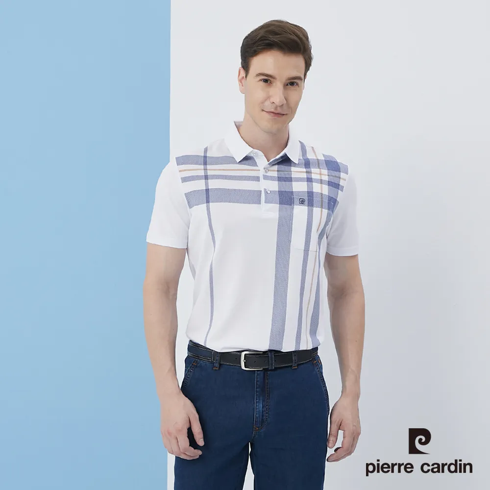 【Pierre Cardin皮爾卡登】 男裝 大定位橫條短袖POLO衫-綠色 (5237263-47) 歷史價格詳細信息