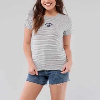 Hollister 經典刺繡滿版小海鷗文字貼身內褲-水藍色 歷史價格詳細信息