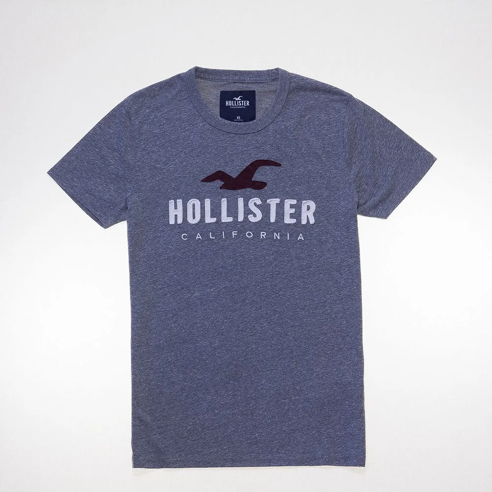 Hollister 經典刺繡滿版小海鷗文字貼身內褲-水藍色 歷史價格詳細信息