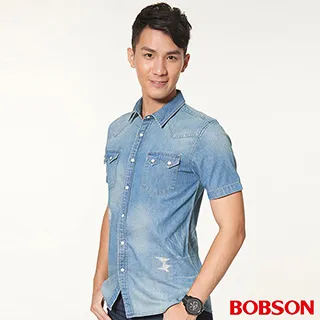 【BOBSON】男款水洗半舊外套式襯衫(JM0009-41) 歷史價格詳細信息