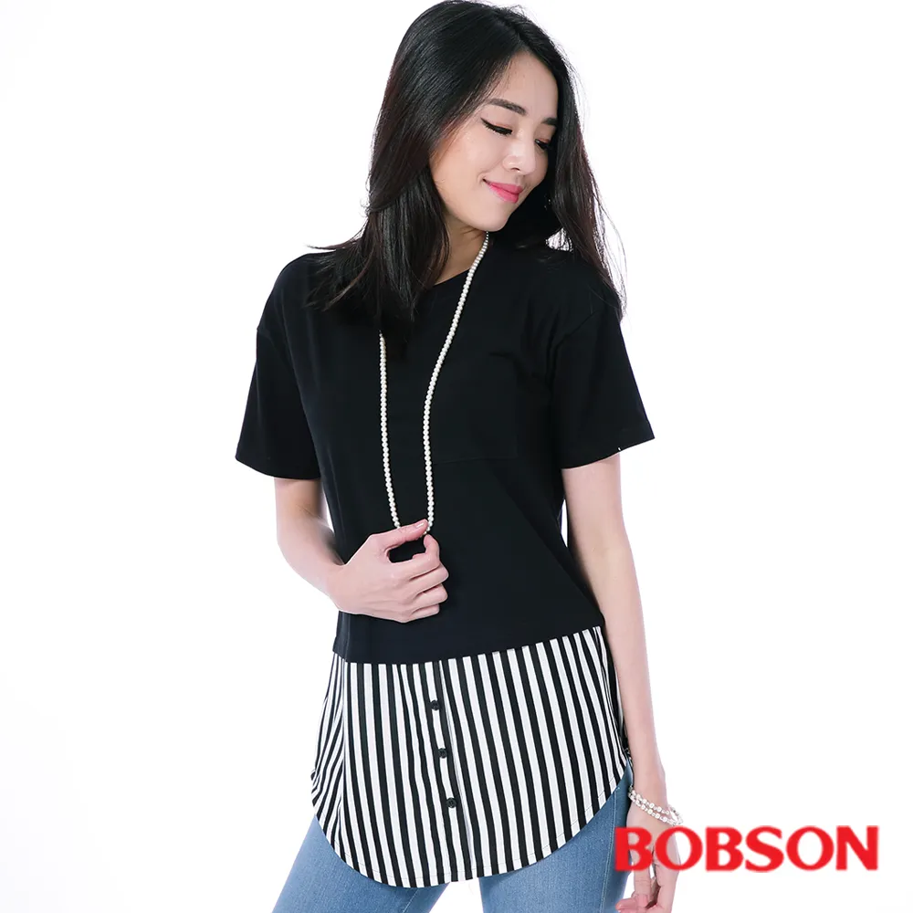 【BOBSON】女款短袖兩件式上衣(23127-88) 歷史價格詳細信息