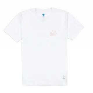 美國加州Vast Pocket Script Tee - 白 歷史價格詳細信息