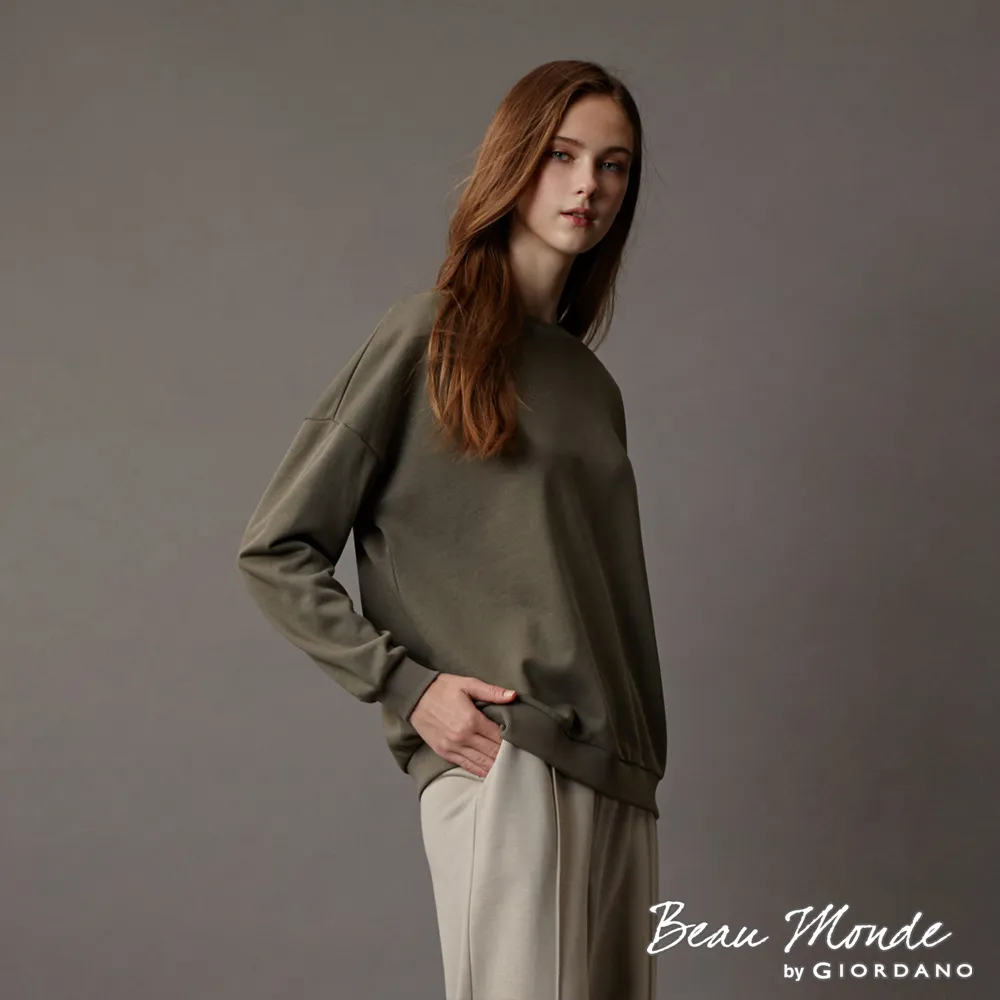 GIORDANO 女裝HYGGE圓領落肩上衣 (三色任選) 05322628 歷史價格詳細信息
