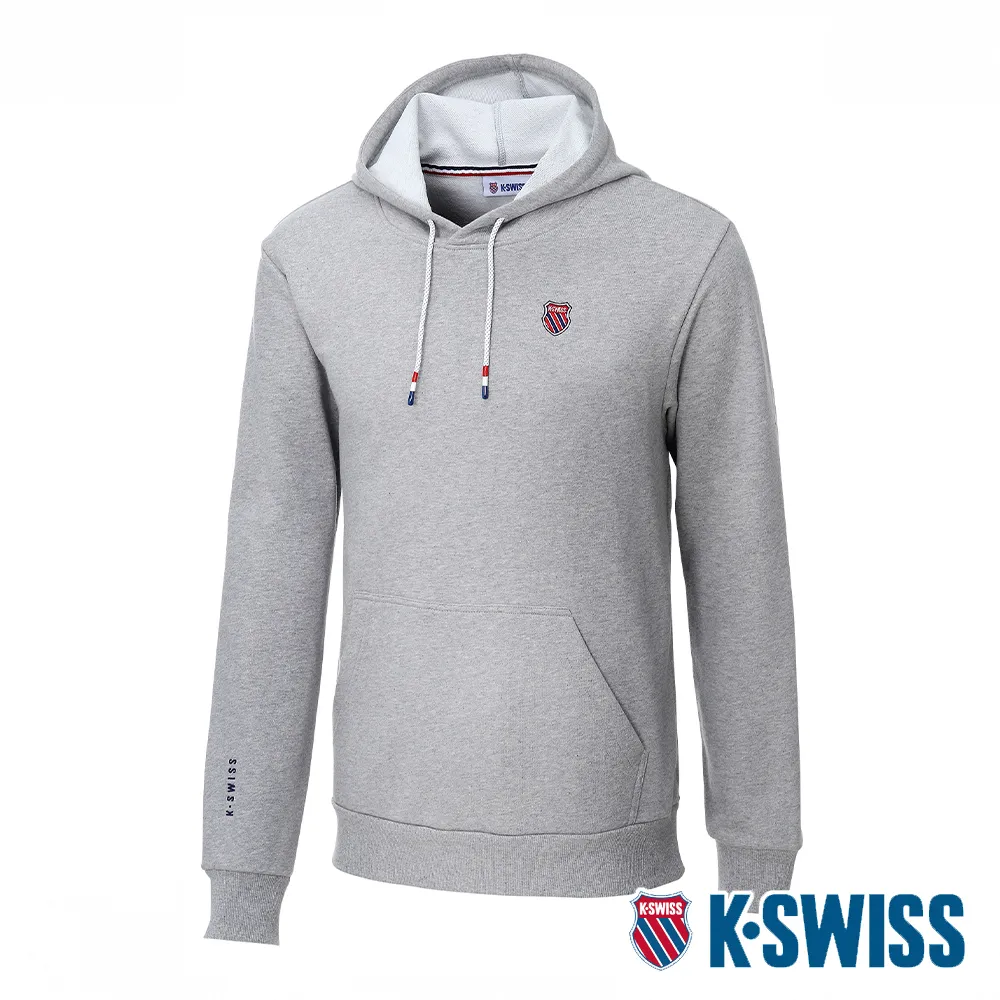 【K-SWISS】連帽上衣 Hoodie-男-灰(109122-034) 歷史價格詳細信息