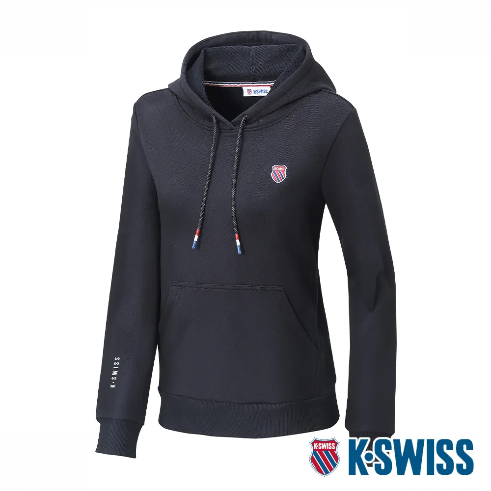 【K-SWISS】連帽上衣 Hoodie-男-黑(109122-008) 歷史價格詳細信息