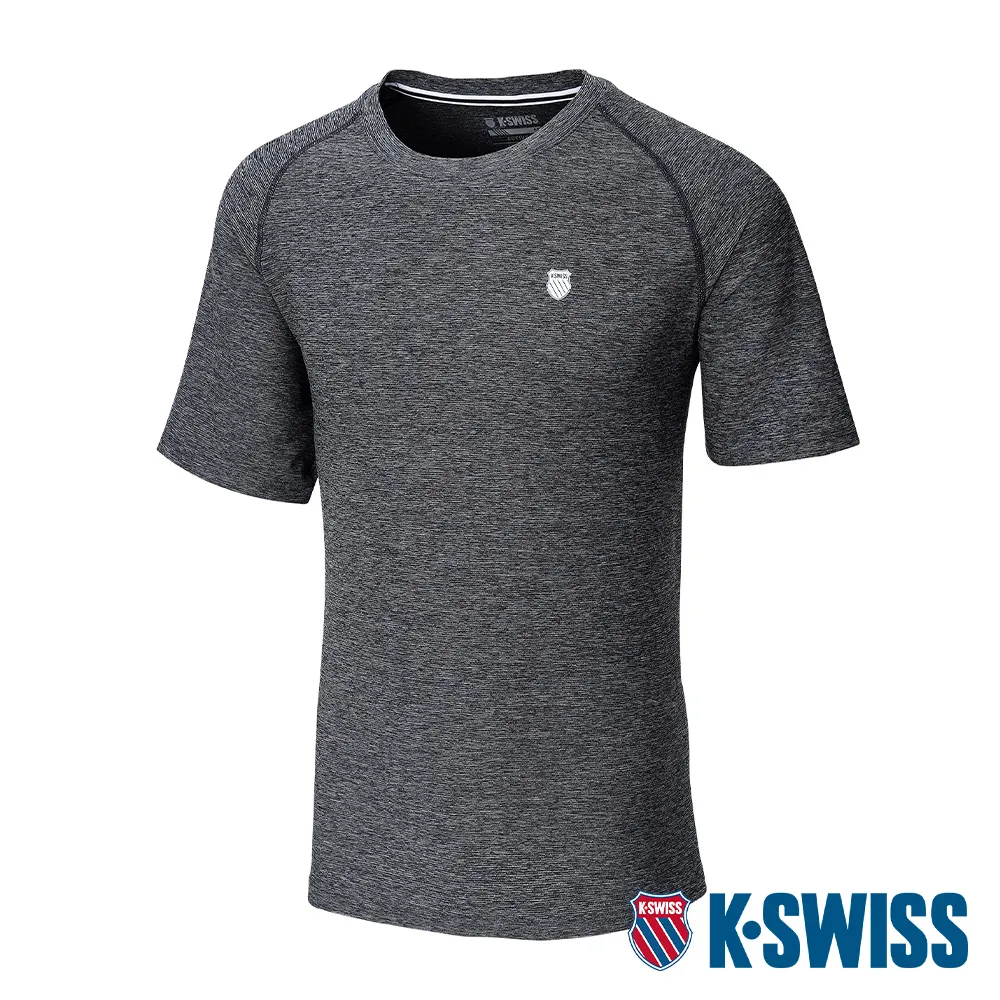 K-SWISS Active Melange Tee涼感排汗T恤-女-藍 歷史價格詳細信息