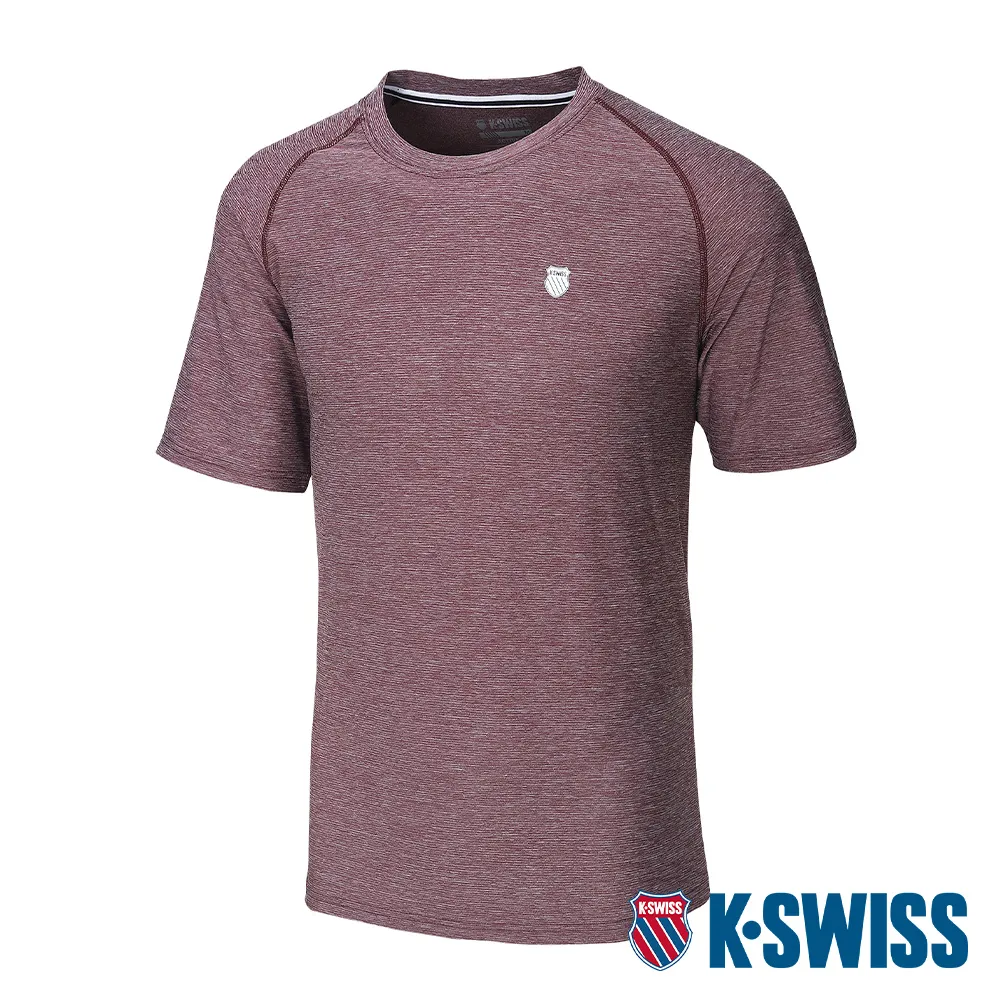 K-SWISS Active Melange Tee涼感排汗T恤-女-藍 歷史價格詳細信息