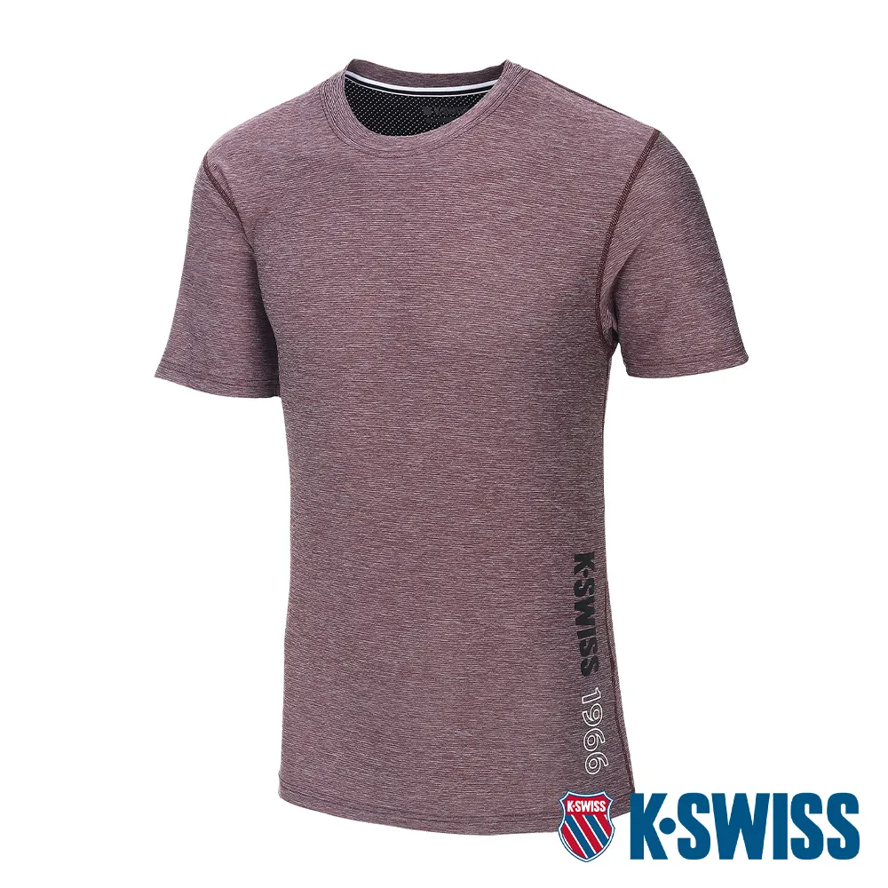 K-SWISS Active Melange Tee涼感排汗T恤-女-藍 歷史價格詳細信息