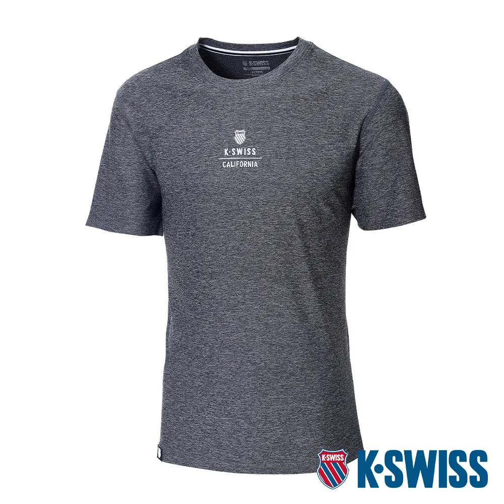 K-SWISS Active Melange Tee涼感排汗T恤-女-藍 歷史價格詳細信息