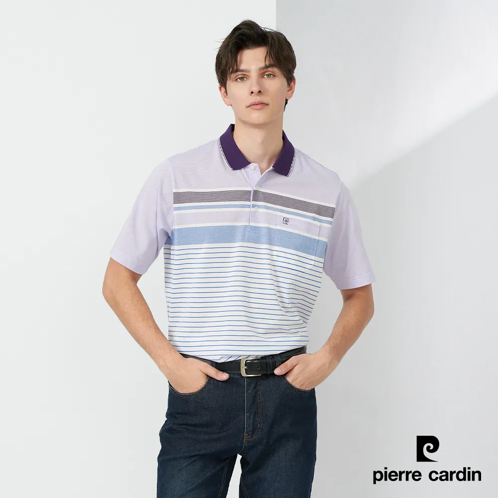 【pierre cardin 皮爾卡登】男裝 棉質混紡雙色PK大方格印花長袖POLO衫-粉紅色 (5245265-75) 歷史價格詳細信息