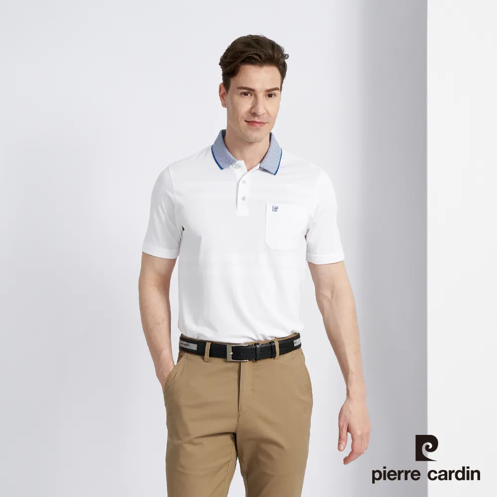 【Pierre Cardin皮爾卡登】 男款 素色短袖polo衫-深藍色 (5237265-38) 歷史價格詳細信息