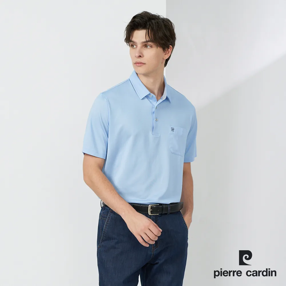 【pierre cardin 皮爾卡登】男款 Hi Cool彈力吸濕排汗條紋短袖POLO衫-深藍色 (7227262-39) 歷史價格詳細信息