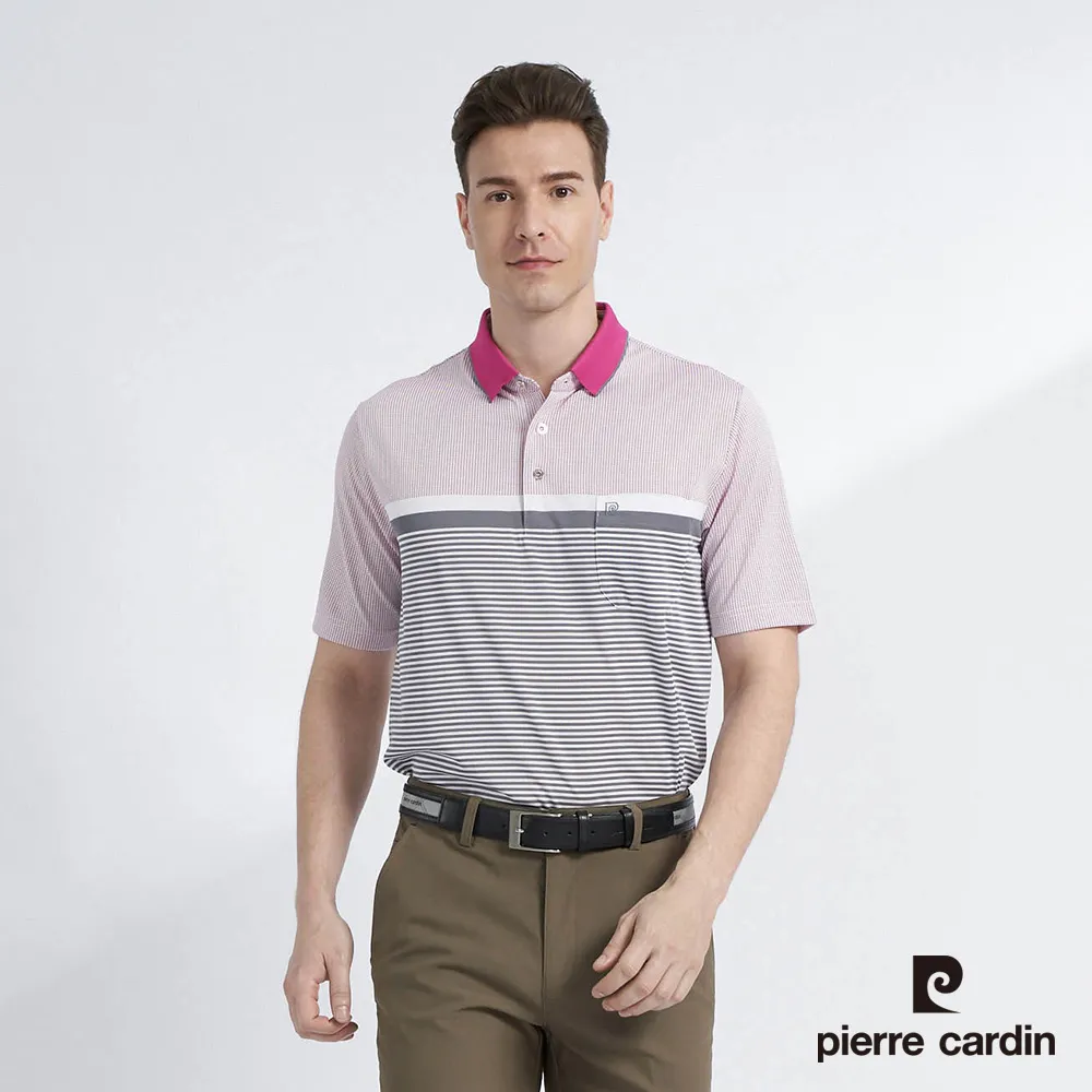 【pierre cardin 皮爾卡登】男款 定位橫條短袖POLO衫-白色 (5237264-90) 歷史價格詳細信息