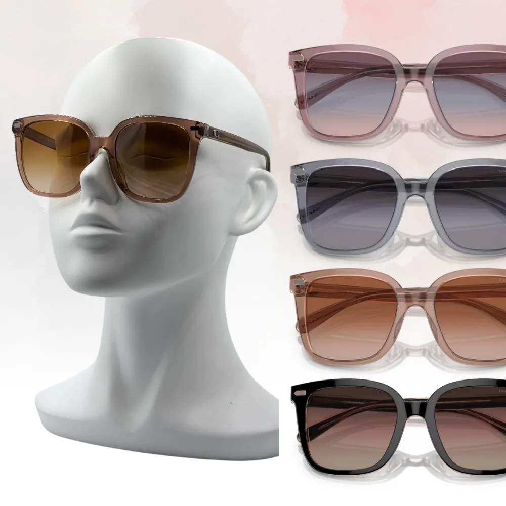 【COACH】方形膠框太陽眼鏡(HC8407U-50023C 52mm) 歷史價格詳細信息