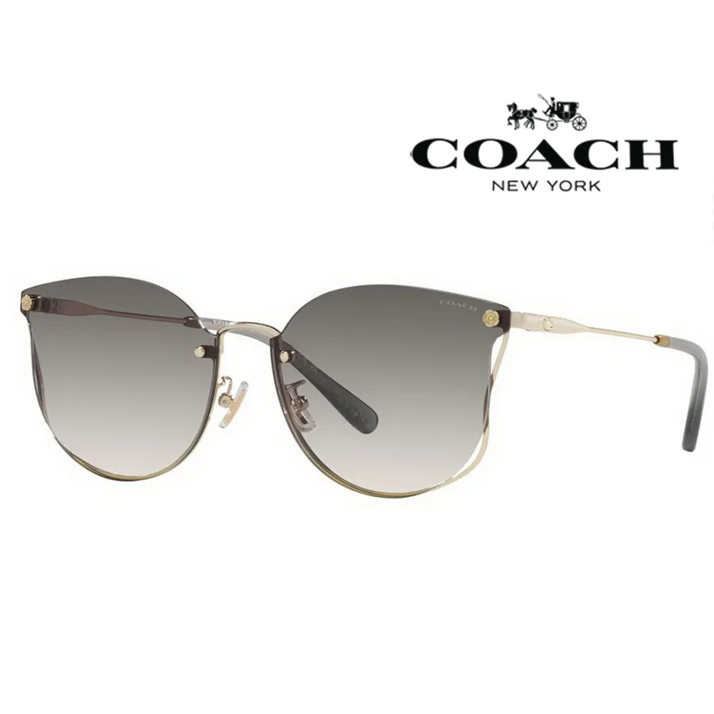 COACH 蔻馳 時尚金屬太陽眼鏡 精緻簡約設計 HC7151D 9331U6 玫瑰金框抗UV漸層鏡片 公司貨 歷史價格詳細信息