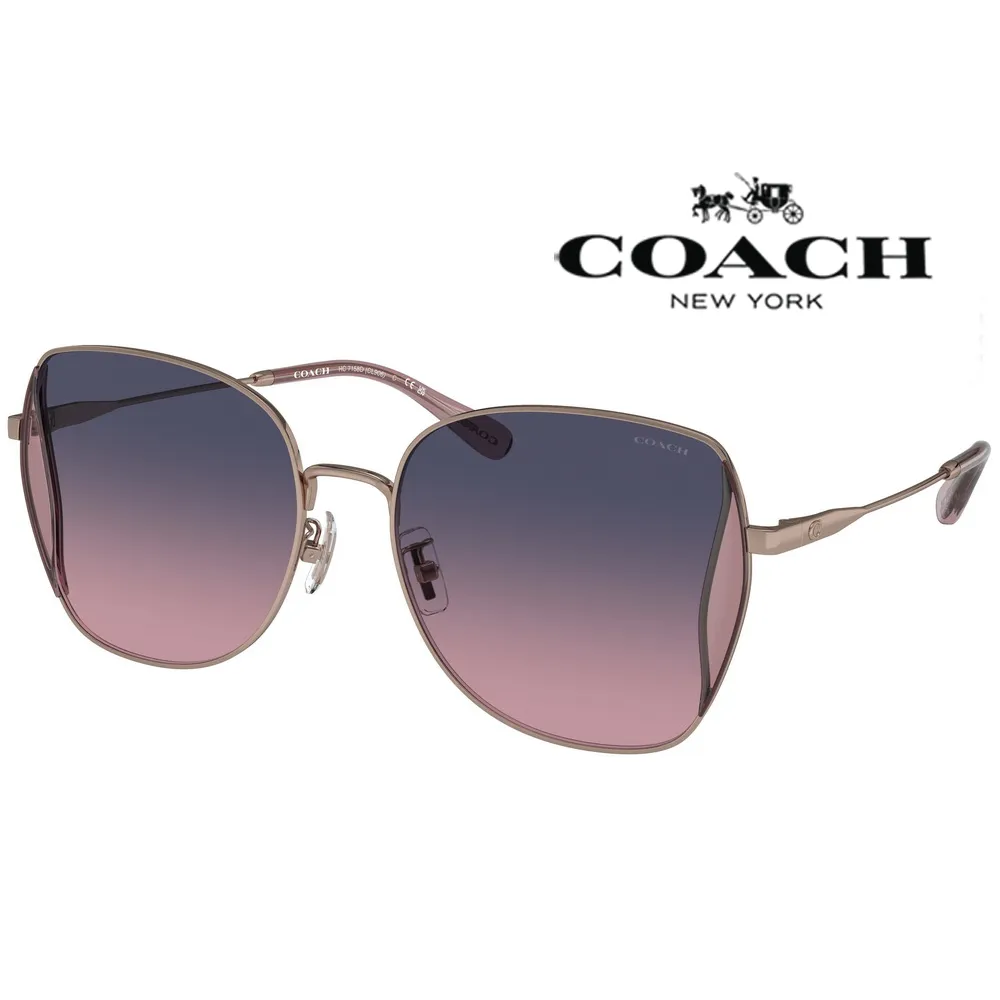 COACH 蔻馳 亞洲版 時尚太陽眼鏡 框面精緻水鑽設計 HC8413BD 50023C 黑框漸層灰鏡片 公司貨 歷史價格詳細信息