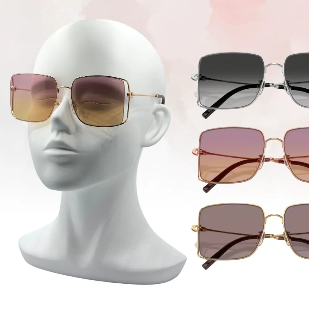 【COACH】方形金屬太陽眼鏡(HC7165D-933113、900513、90053C 60mm) 歷史價格詳細信息