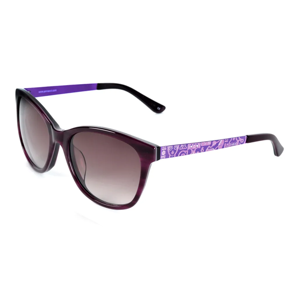 Anna Sui日本Dolly Girl系列甜美少女愛心款造型太陽眼鏡‧黑+紫【DG803107】 歷史價格詳細信息