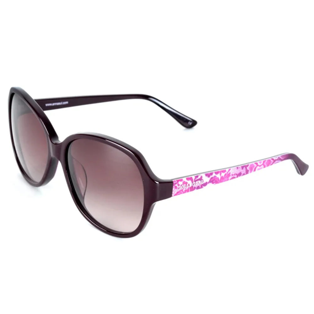 Anna Sui安娜蘇日本Dolly Girl系列經典洋娃娃元素造型太陽眼鏡‧黑+棕【DG801161】 歷史價格詳細信息