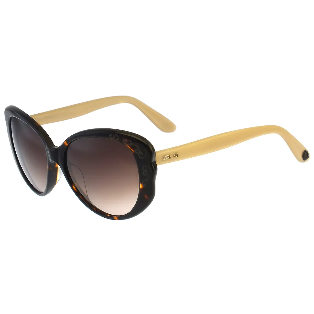 ANNA SUI 安娜蘇 蝴蝶飛舞綴飾造型太陽眼鏡(紫紅) AS820C248 歷史價格詳細信息