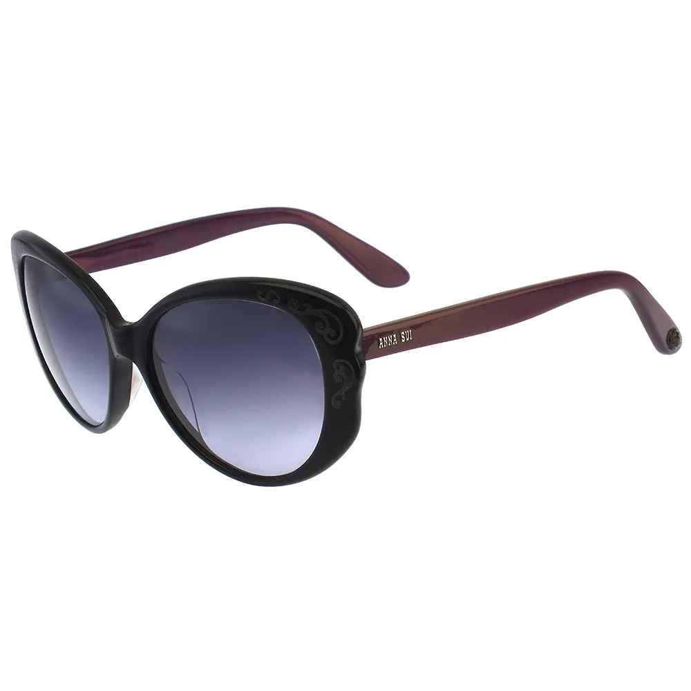 ANNA SUI 安娜蘇 蝴蝶飛舞綴飾造型太陽眼鏡(紫紅) AS820C248 歷史價格詳細信息